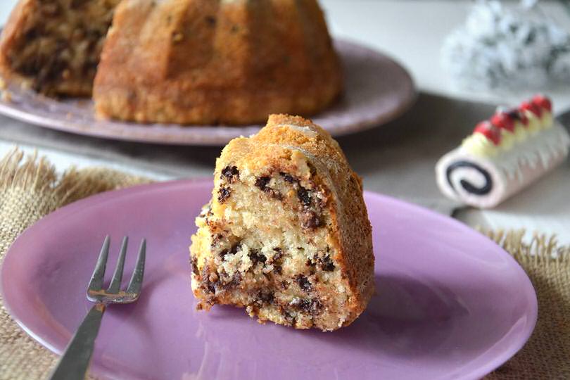 ciambella ricotta e gocce di cioccolato