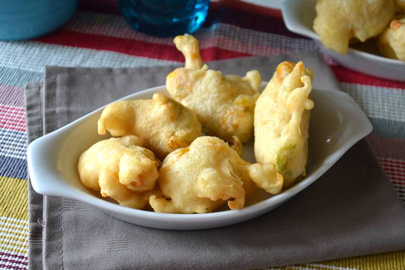 frittelle di fiori di zucca