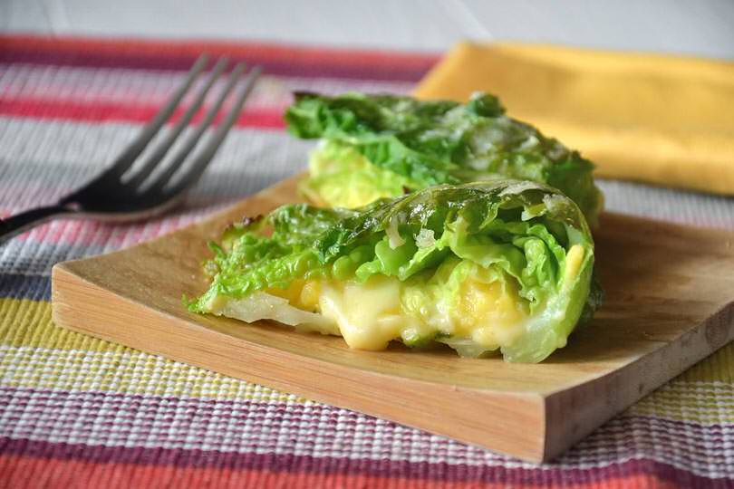 Involtini di verza vegetariani