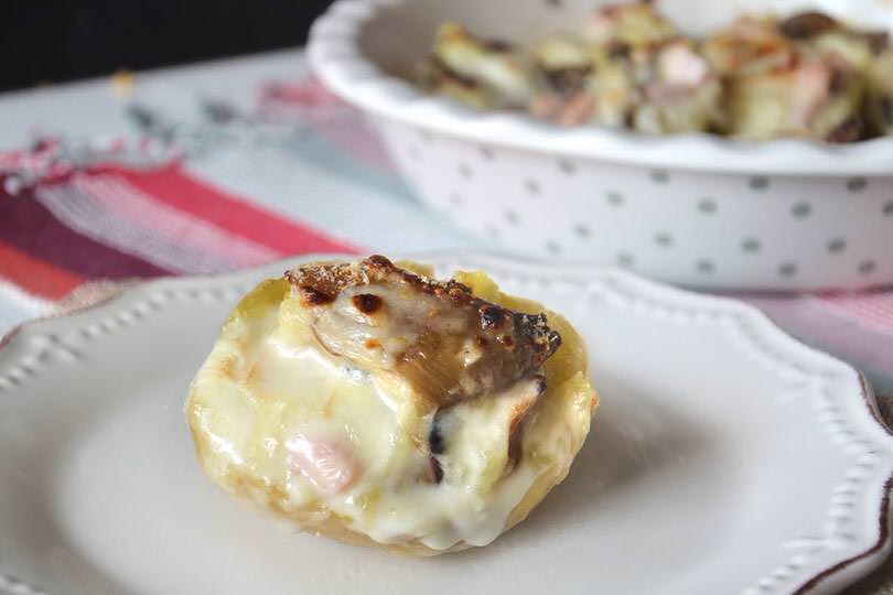 Patate farcite al forno