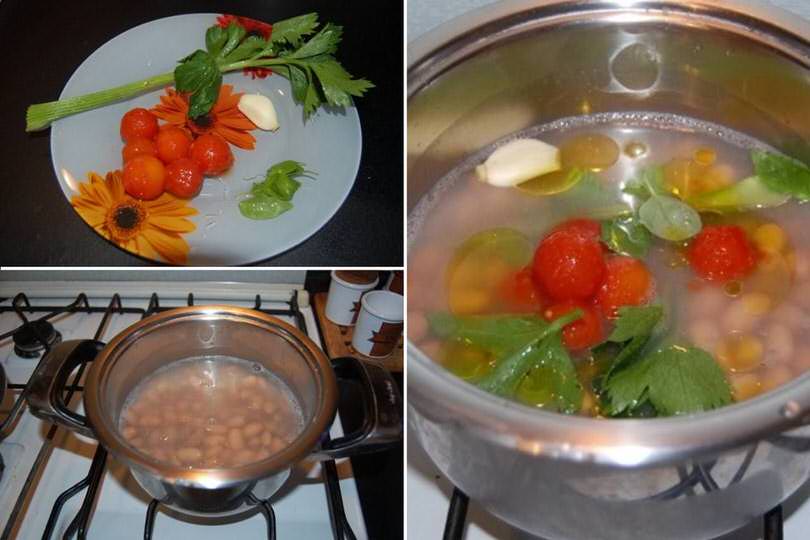 1 cuocere fagioli