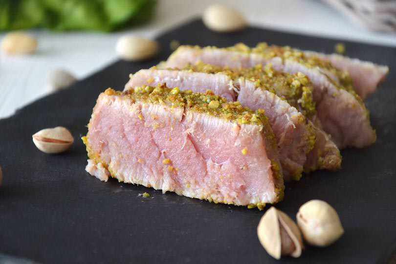 Tonno in crosta di pistacchi