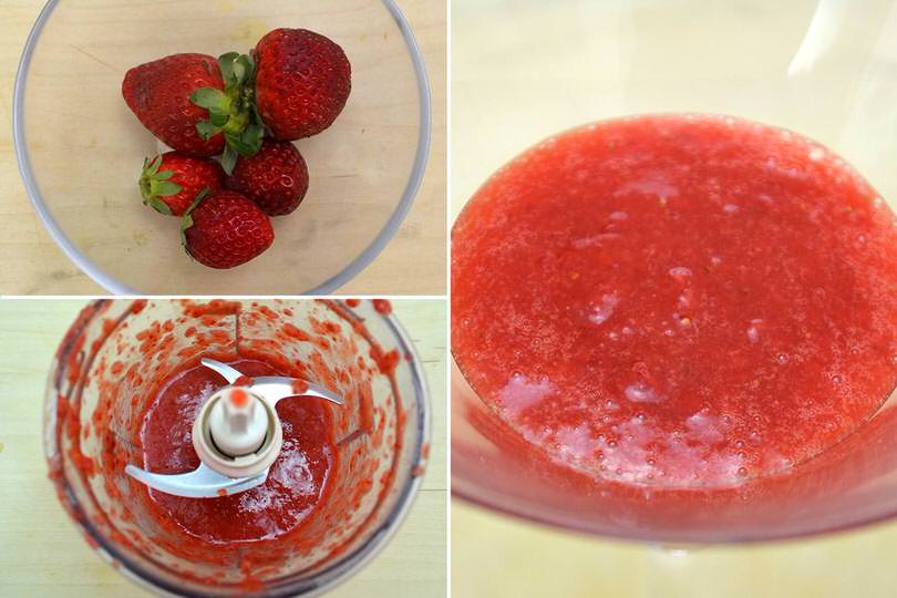 1 frullare fragole