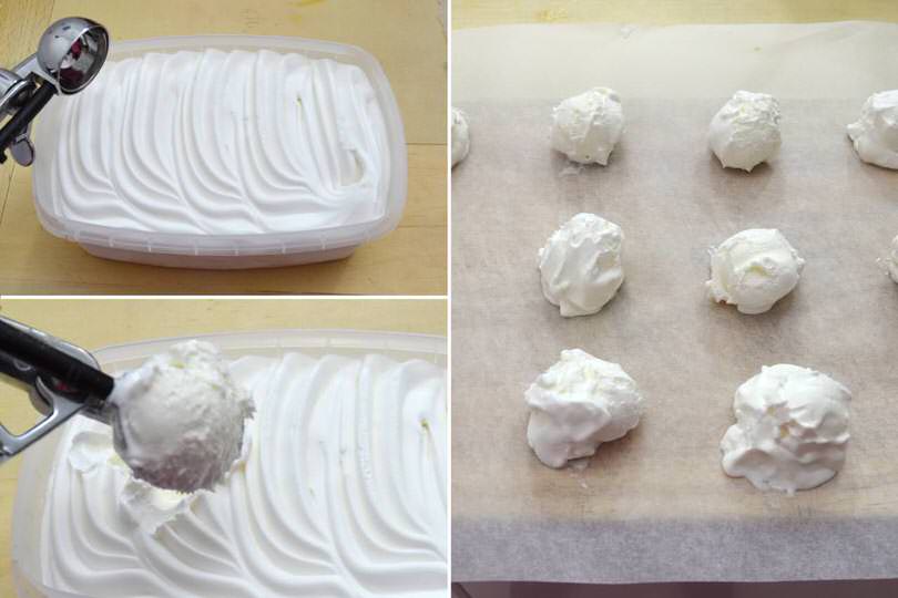 1 palline di gelato