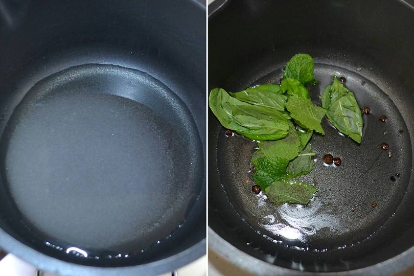 3 zucchero e menta