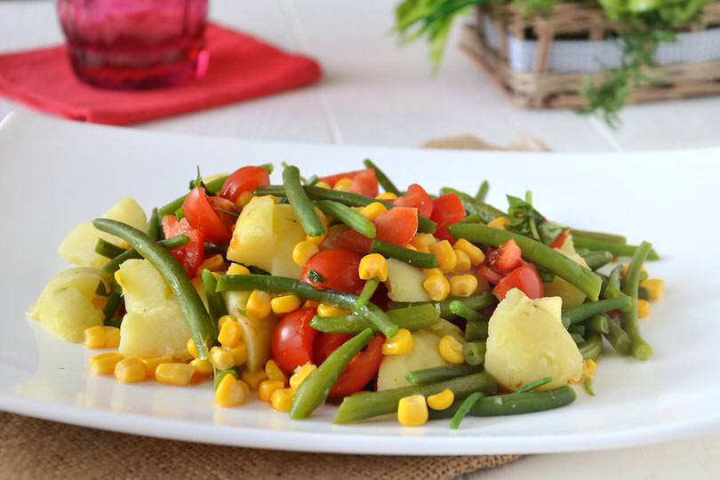 Insalata di patate e fagiolini