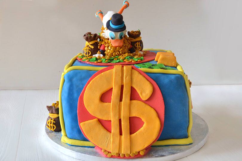 Torta deposito zio Paperone