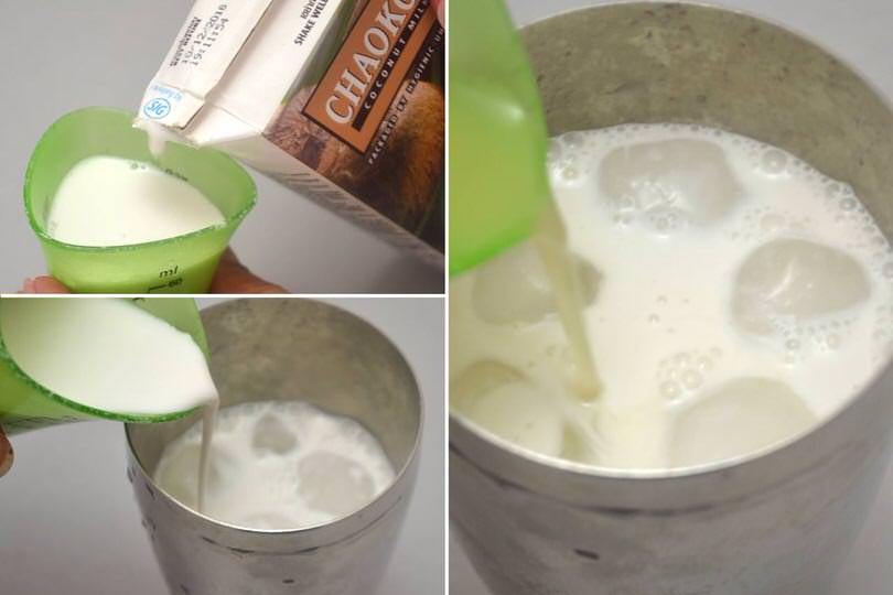 1 latte di cocco