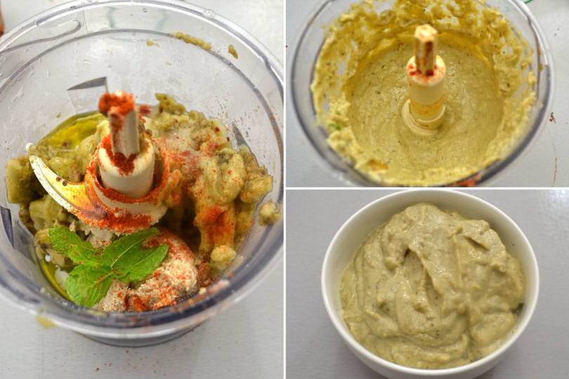 3 aggiungere paprika e menta