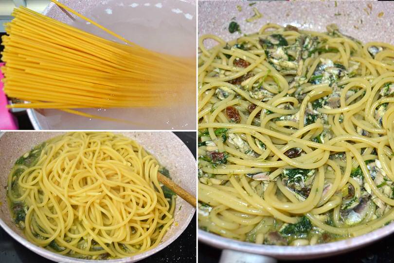 4 aggiungere pasta