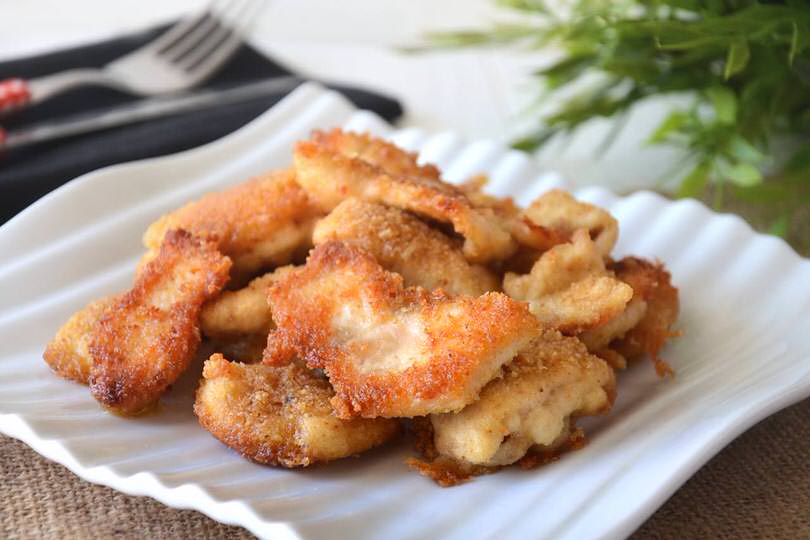Bocconcini di pollo al forno