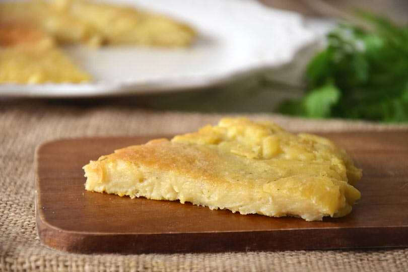 Frittata con farina di ceci