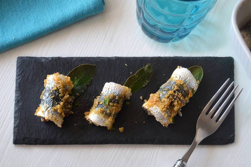 Sarde a beccafico
