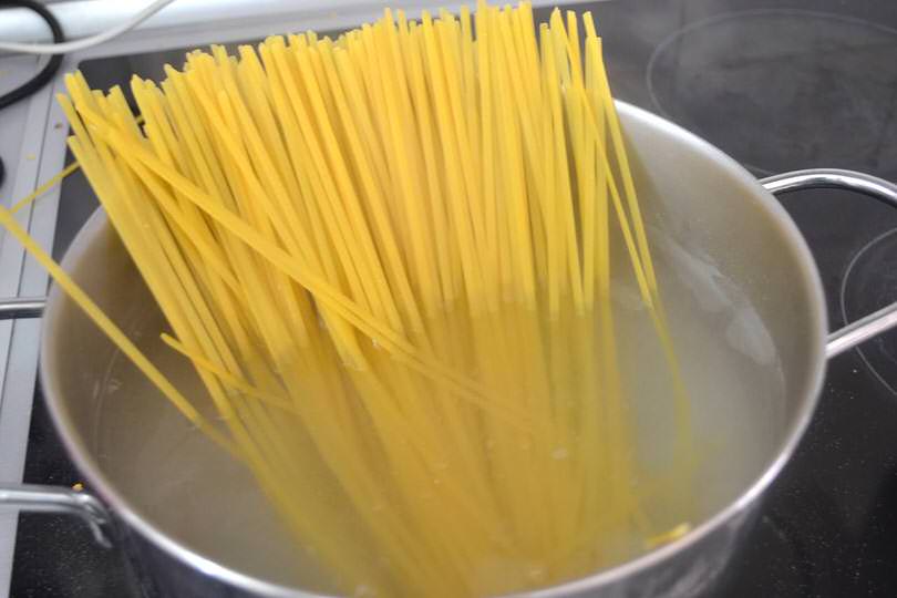 0 cuocere linguine