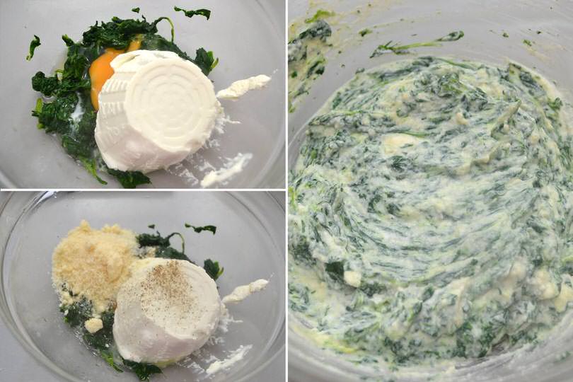 2 spinaci e ricotta