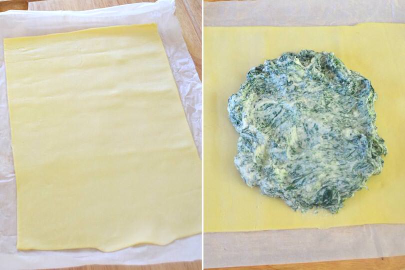 3 spinaci e pasta sfoglia
