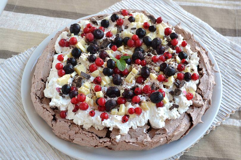 Pavlova al cioccolato