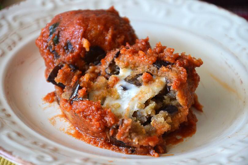 Polpette melanzane al sugo