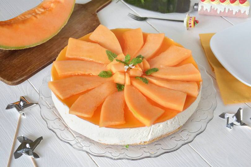 Cheesecake al melone