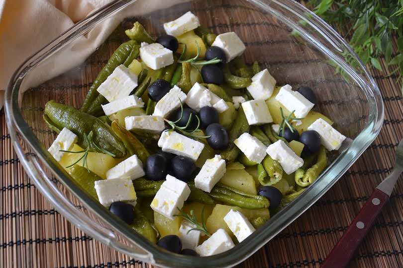 Friggitelli al forno con patate