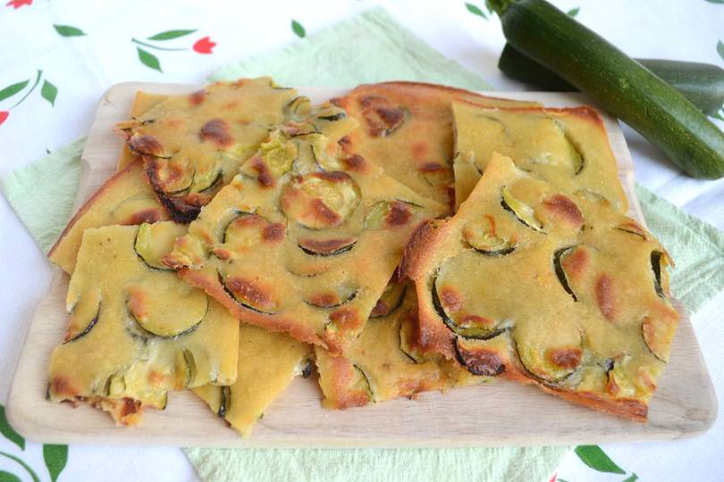Schiacciatina di zucchine
