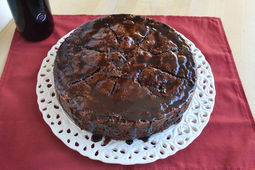 Torta al vino rosso