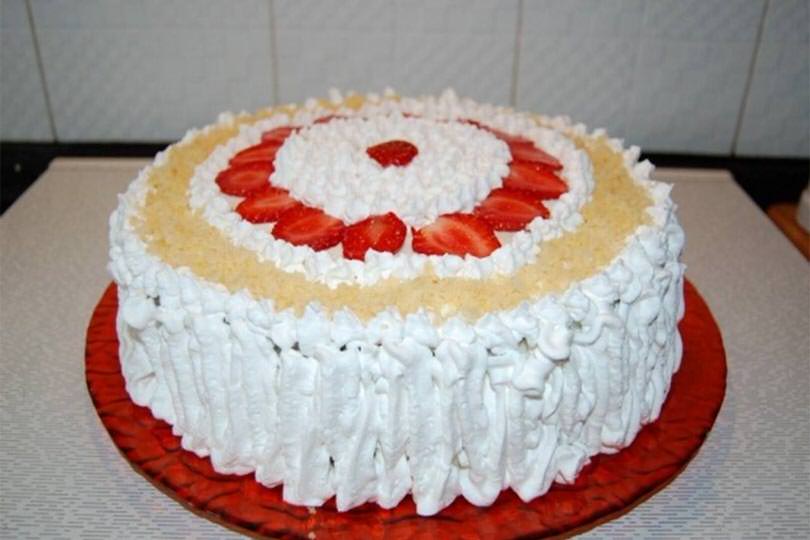 Torta di compleanno al baileys