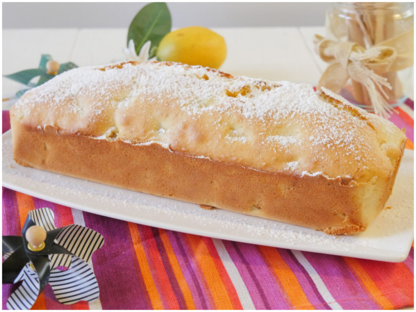 Plumcake pere e limone