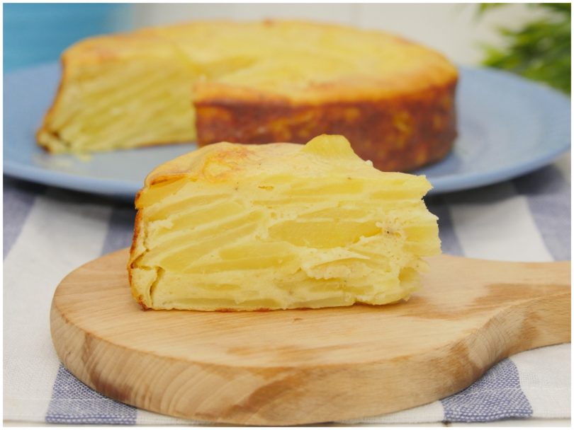 Torta invisibile di patate