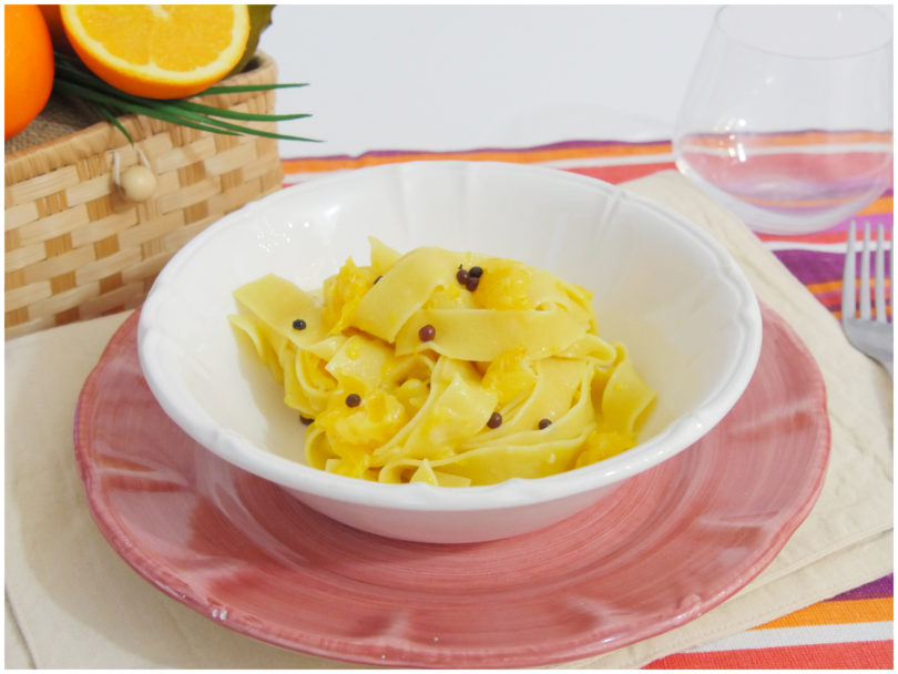 Tagliatelle all'arancia