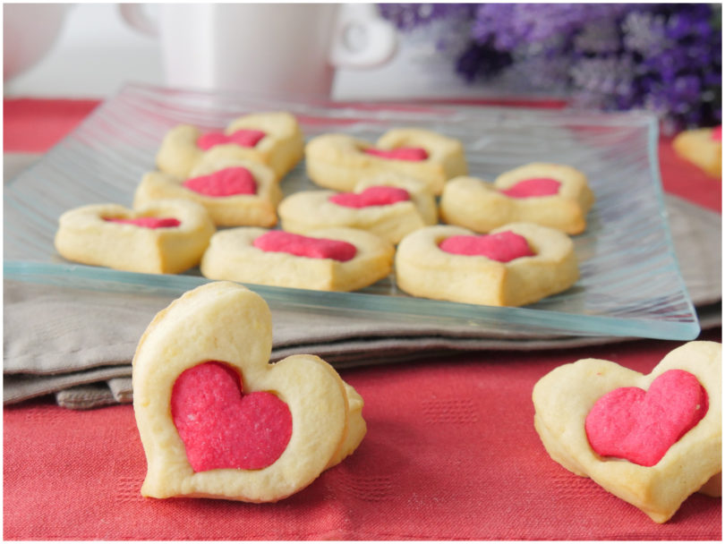 Biscotti a forma di cuore
