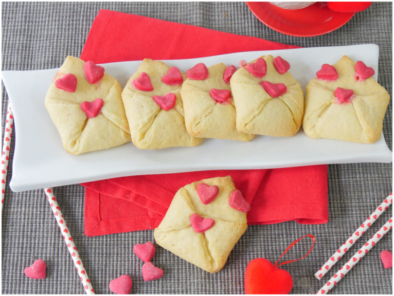 Biscotti lettera d'amore