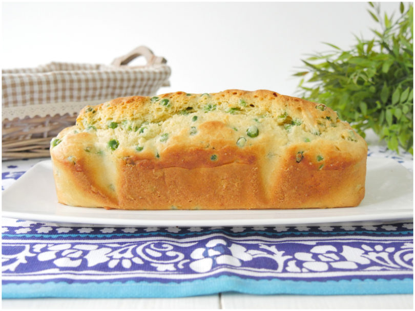 Plumcake ai piselli