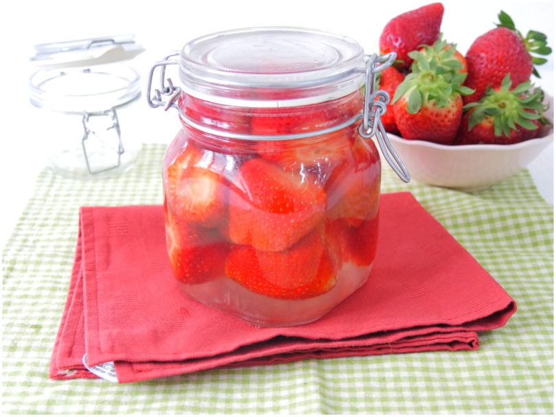 Fragole sciroppate