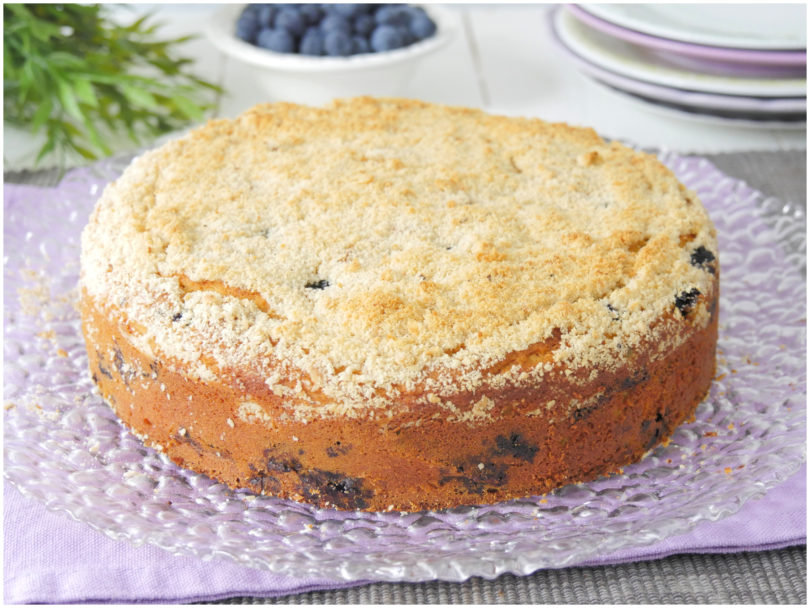 Torta ai mirtilli
