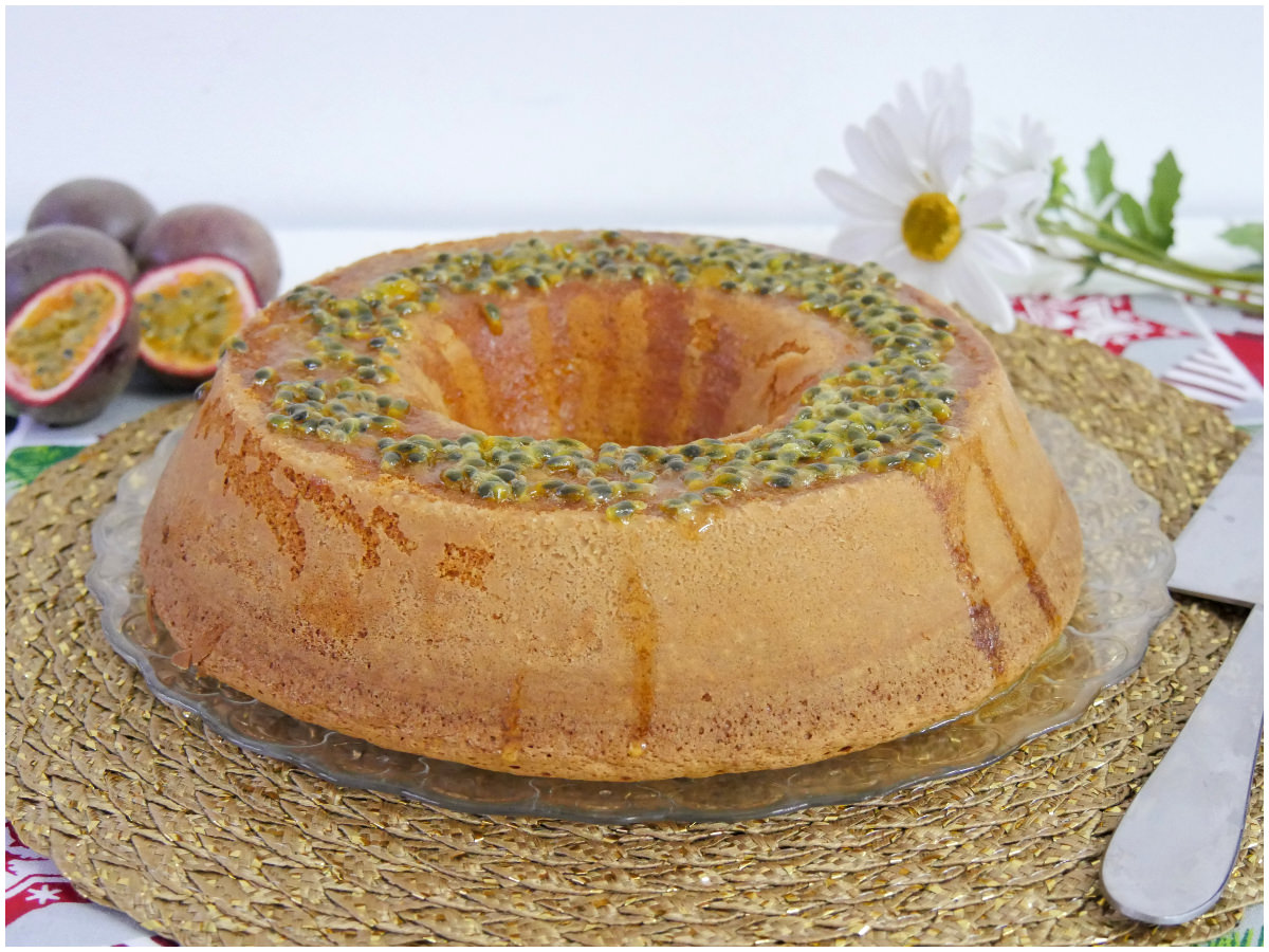 Bolo de maracuja