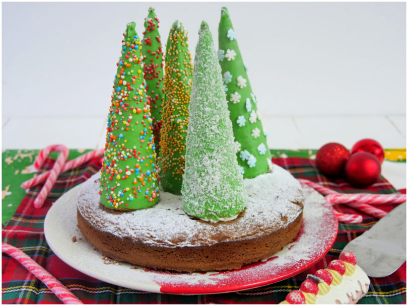 Torta foresta di Natale