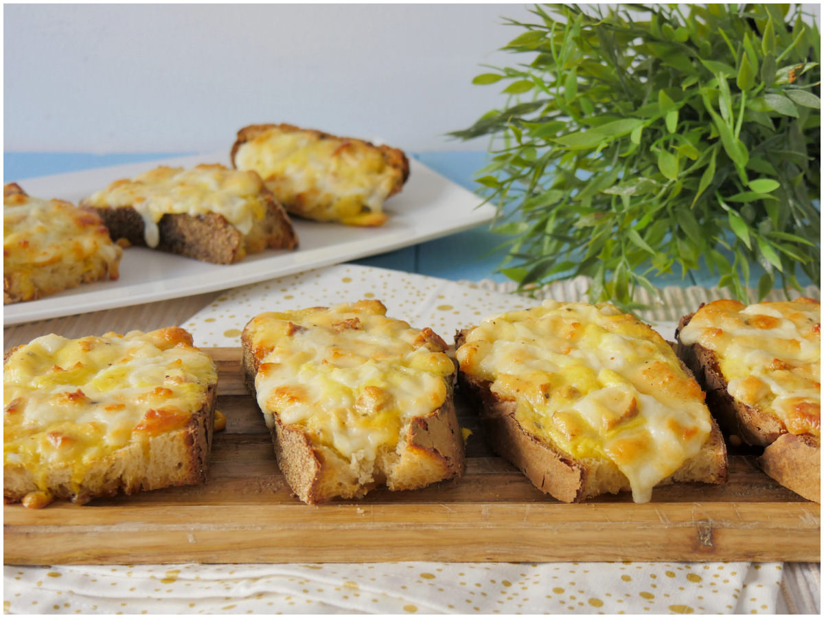 Pane con uovo e provola