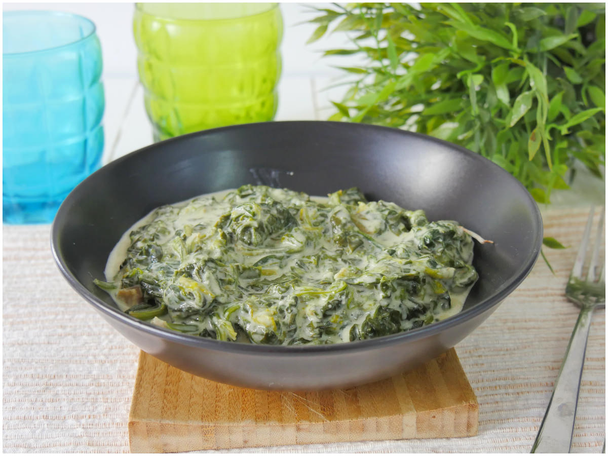 Creamed spinach
