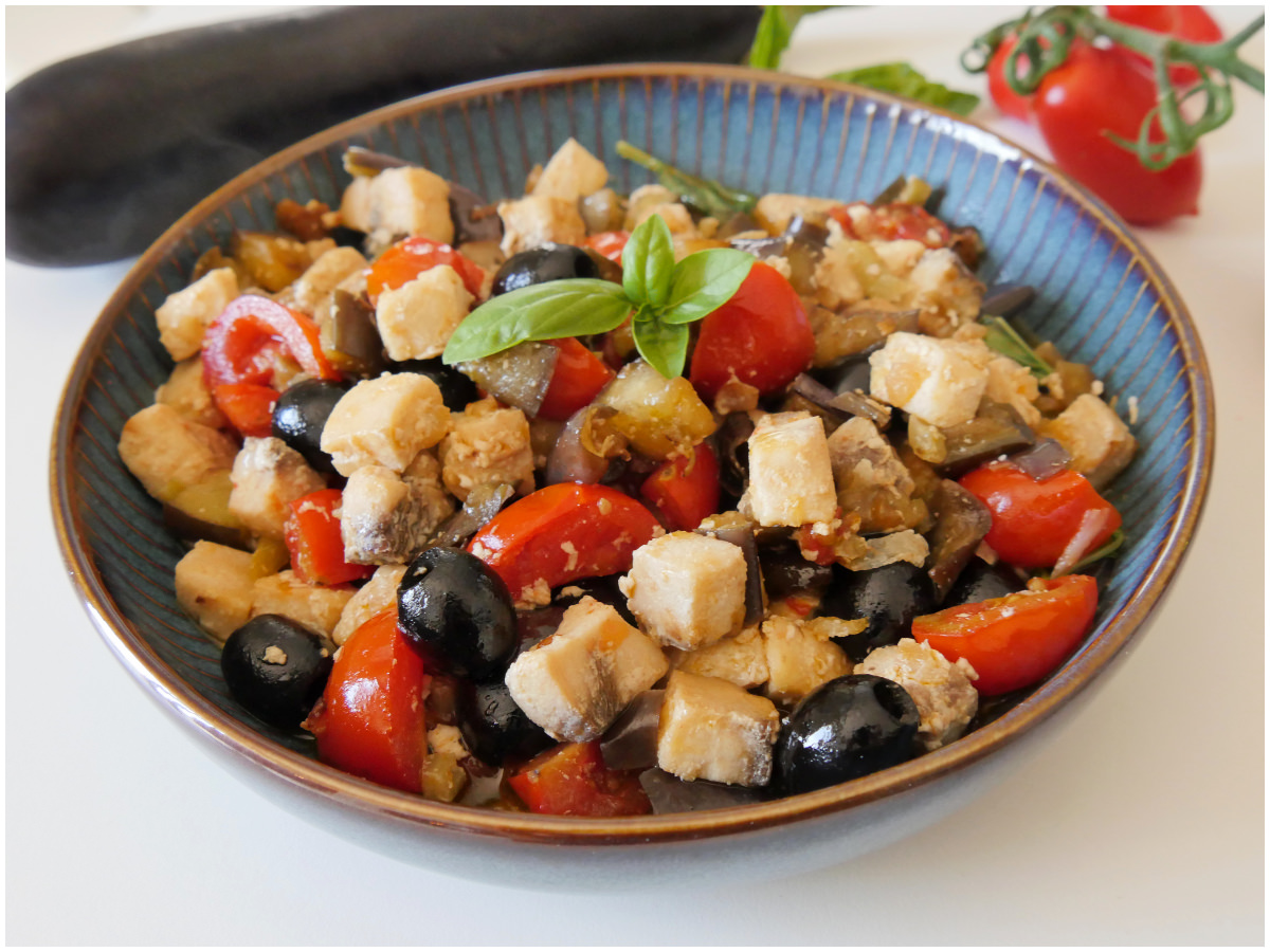 Caponata di pesce spada