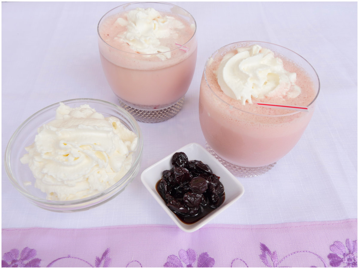 Frappè all'amarena