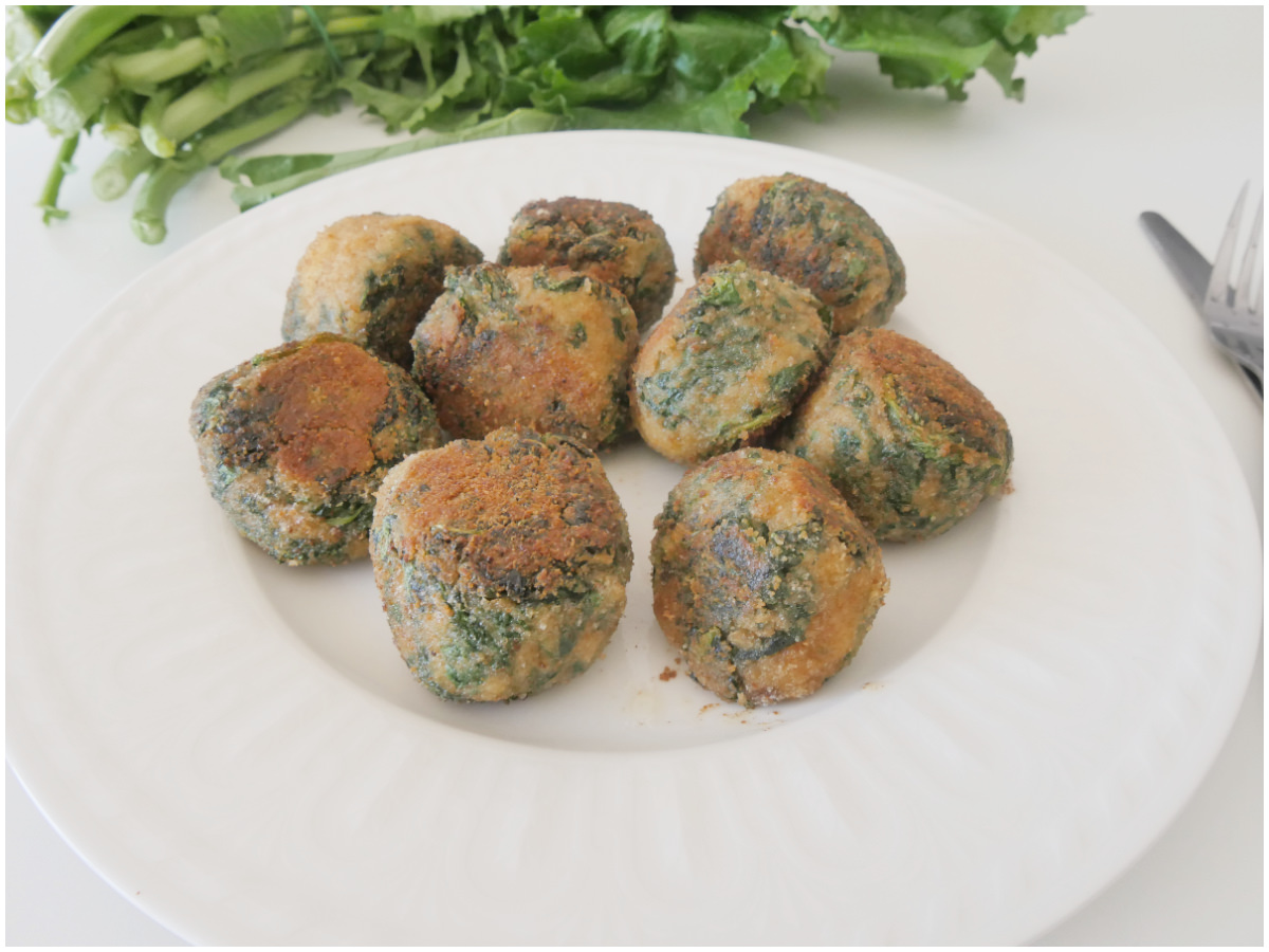 Polpette di friarielli con salsiccia