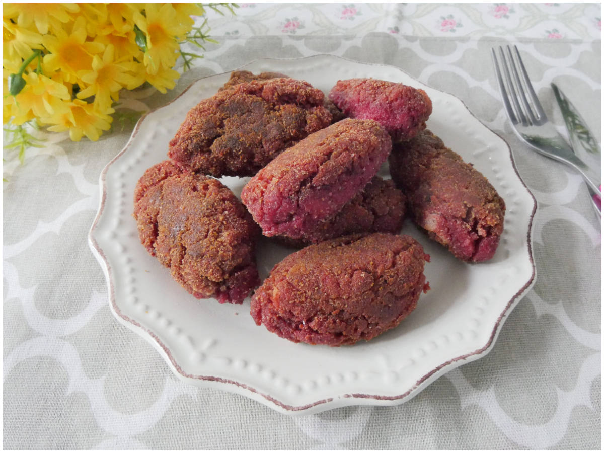Crocchette di barbabietole