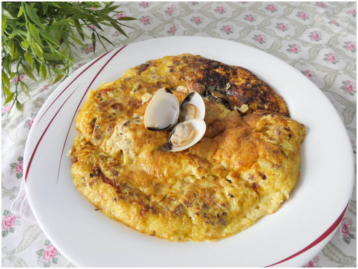 Frittata ai frutti di mare