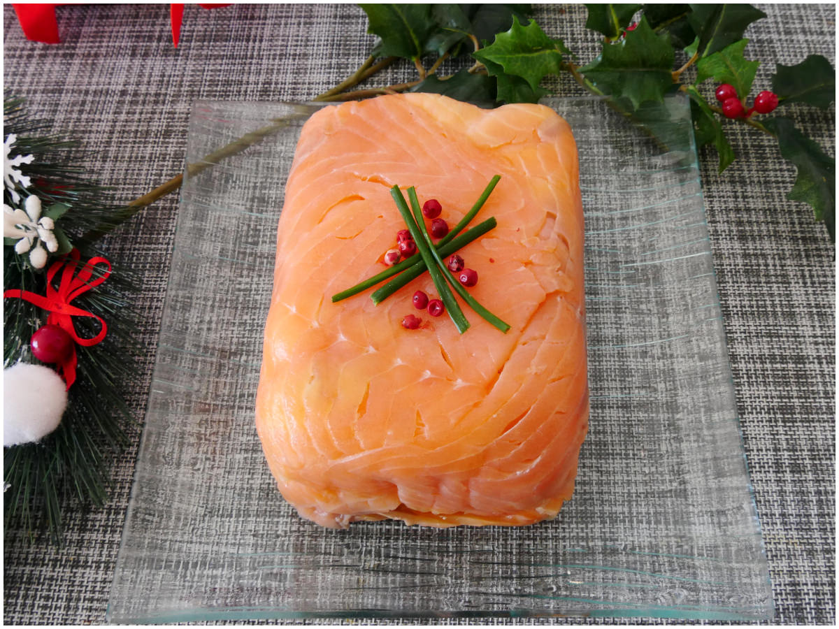 Mattonella di salmone affumicato