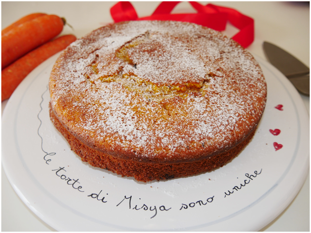 Torta carote e cioccolato