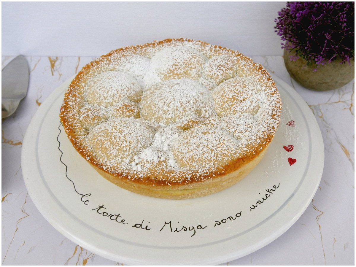 Crostata pesche e amaretti