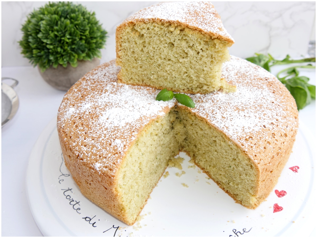 Torta al basilico