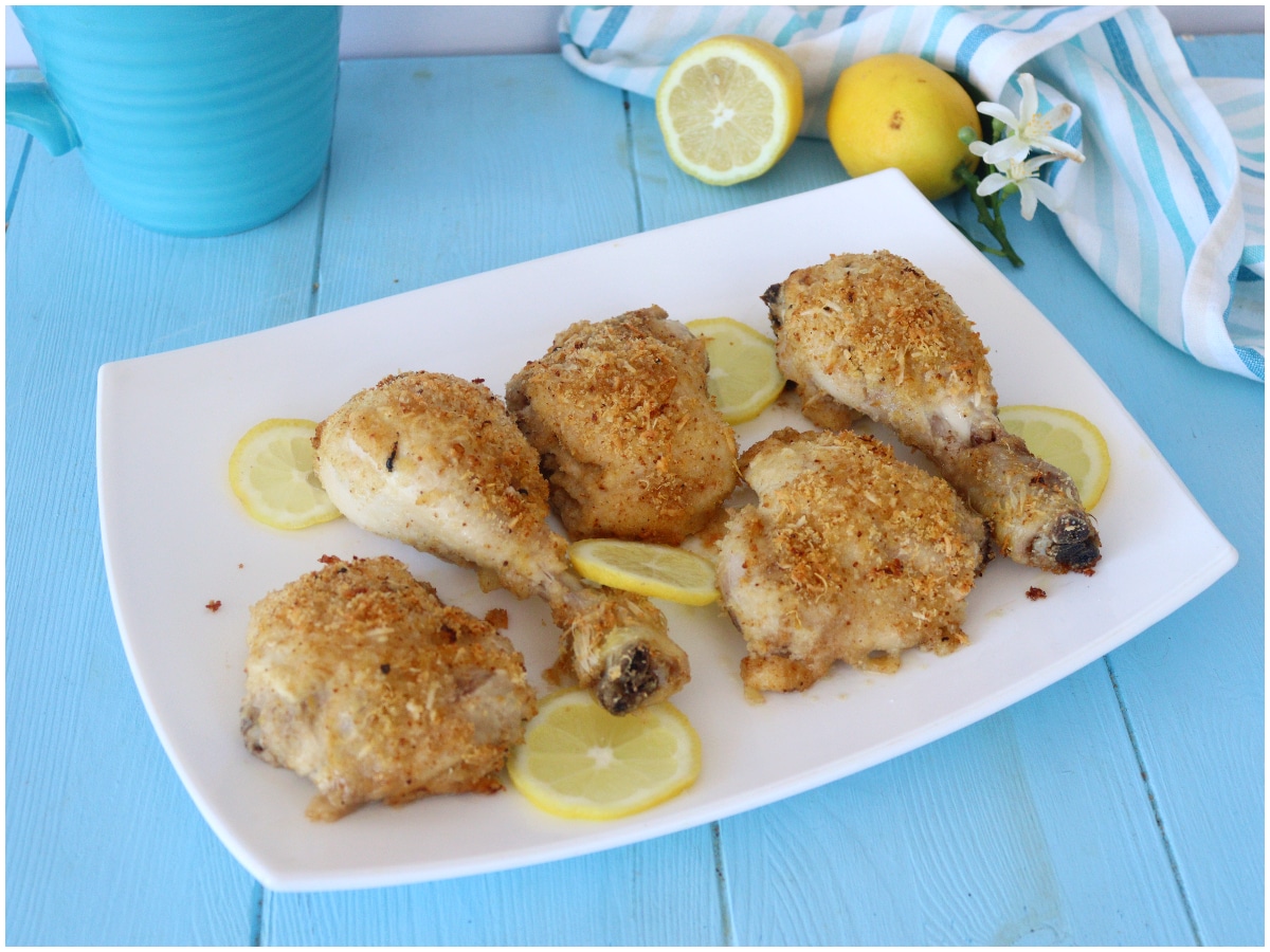 Cosce di pollo al limone