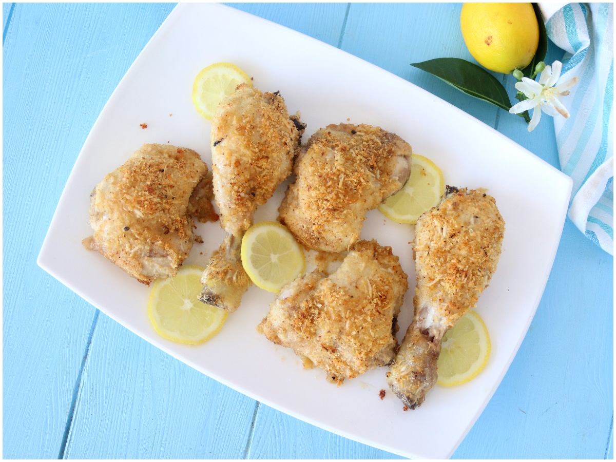 Cosce di pollo al limone